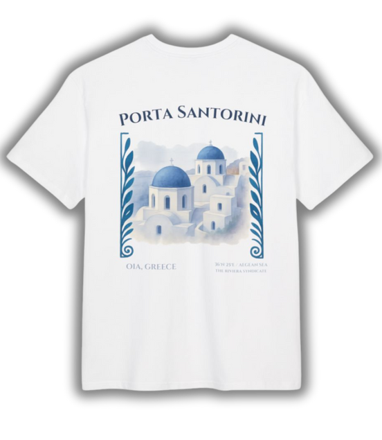 "Porta Santorini" Tee