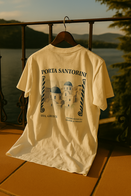 "Porta Santorini" Tee